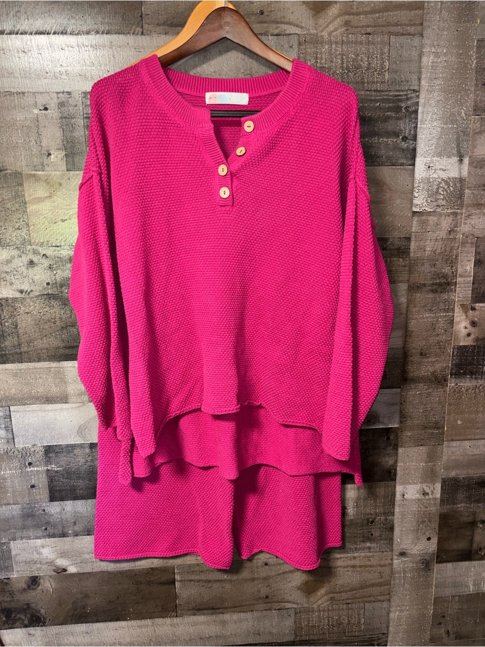 FP Beach Hailee lounge set V-Neck Sweater & Pants in Bright Pink XL
